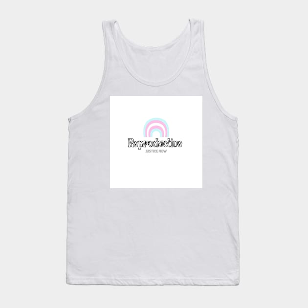 Reproductive Justice Now Trans Flag Tank Top by Ceconner92